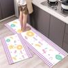 Tapete de cocina fresco de estilo americano, manta de noche, alfombra larga, tapete para puerta de entrada, tapete de corte completo, exportación transfronteriza