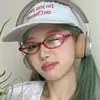 Gafas Planas Anti-Luz Azul Estilo Chica Popular Y2K Milenio Europeo y Americano Transfronterizas para Mujer, Modernas y de Moda, Mismo Estilo que las Celebridades de Internet
