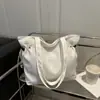 Bolsa Tote Grande Capacidade para Estudantes Classe 2026 Primavera Nova Bolsa de Ombro para o Dia a Dia Estilo Japonês Lona Bolsa de Axila