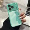 Nova Capa de Celular Urso Colorida em Gradiente Adequada para Apple 18 Pro Max, Alto Valor Estético para Meninas, com Design de Janela Grande para Modelos 17/16