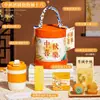 Caja de Regalo Festival de Medio Otoño Regalos Pequeños Prácticos Regalos para Clientes Empleados Negocios de la Empresa Pasteles de Luna Alta Apariencia Gama Alta
