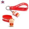 Long Zhiyu 15 Año del Buey Muñeco de Carpa Colgante PVC Silicona Llavero 3D Calidad de Stock Proveedor