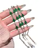 Venta al por mayor del fabricante: Pulsera de Calabaza de Jade Verde Natural Xiaohongshu con Incrustación de Plata S925, Nuevo Diseño de Estilo Chino