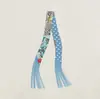 Bufanda con Borla Redonda 130*5 cm, Bufanda de Sarga de Seda Artificial, Cinta para el Cuello de Moda y Versátil, Lazo para Bolso