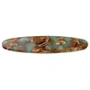Ácido Acético Tortuga Carey Pinza Simple de un Carácter Elegante Versátil Fresco Pinza para Flequillo Pasador para Niñas Pinza Lateral Pinza para el Cabello