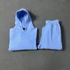 6Pm Novo Moletom com Capuz Americano Street Hip-Hop Transfronteiriço e Calça de Moletom Longa Conjunto Esportivo Tendência Masculino Jaqueta