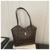 Bolso tote grande versátil retro simple de moda transfronterizo 2026 con un diseño de estampado de alta gama, también disponible como bolso cruzado de gran capacidad