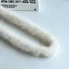 Venda Direta de Fábrica em Estoque Tiras Grandes de Pelo Sintético de Raposa 6cm Capa Hanfu Acabamento em Pelo Acessórios de Decoração para Roupas DIY