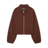 Fabricante mayorista de ropa para mujer transfronteriza 2026 nuevo otoño estilo europeo y americano dobladillo abullonado abrigo extragrande tops