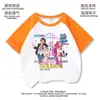 Camisetas Delgadas de Manga Corta para Niños y Niñas Estilo Coreano Ins Ropa Infantil para Niños Medianos y Grandes Kpop Grupo de Chicas Cazadoras Huntrx Tendencia de Ropa Familiar