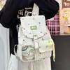Mochila Nueva de Cuadros, Dulce Mochila Escolar para Estudiantes Universitarias, Bolso de Lona a Cuadros, Mochila de Viaje para Commuter de Nicho Ins