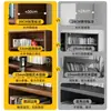 Estante de livros de madeira maciça, prateleira de armazenamento de piso, estante de grade baixa para jardim de infância infantil, estante de livros para casa de estudante, armário de armazenamento, design integrado montado na parede