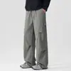 Ropa de Trabajo para Exteriores Paracaidista Casual Pantalones Cargo para Hombre Bolsillos Múltiples Holgados Deportivos Pierna Recta Pantalones Largos Pantalones para Hombre Otoño/Invierno 2026