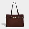 Bolsa Tote de Design de Nicho para Mulheres 2025 Nova Bolsa de Ombro Único Transversal Retro Moda Grande Capacidade Bolsa de Axila para o Dia a Dia