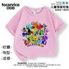 Rhythm Box Ropa Camiseta para Niños Verano Nuevo Sprunki Ropa para Niños Tops para Niños y Niñas Estampado de Moda de Dibujos Animados