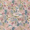 Tecido jacquard floral vintage com textura floral tridimensional, adequado para bolsas, almofadas e sofás, disponível em estoque