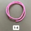 Serie Miu Cuerda Trenzada DIY de 5 mm Cuerda Redonda de Punto de Salto Colorida Cuerda para Bolso Intercolorido Ropa Cinturón Cuerda Sudadera Cordón para Zapatos