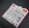 Pinça de sobrancelha Xinmeida 503# em aço inoxidável pinça auxiliar para cílios ferramentas de maquiagem beleza pinça para aparar sobrancelhas boca reta oblíqua