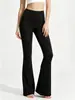 Pantalones Acampanados de Yoga de Una Pieza Personalizados para Mujer, Adecuados para Uso en Exteriores, Deportes, Fitness, Cintura Alta, Levanta Glúteos, Adelgazantes, Alta Elasticidad y Cómodos