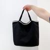 Bolsa 2026 Novo Modelo Coreana Dongdaemun Color-Blocking Retrô Lona Strass Tote Bag Grande Capacidade Bolsa de Mão Bolsa Transversal