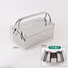 Cabello Liso Engrosado Caja de Herramientas de Acero Inoxidable Tres Capas Plegable Hogareña Caja de Almacenamiento de Grado Industrial Caja de Almacenamiento Portátil Multifunción