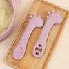 Acero inoxidable 316 vajilla infantil cuchillo tenedor cuchara alimentación para bebés cuchara auxiliar para comida cuchillo para comida occidental traje portátil para exteriores