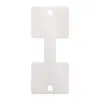 400g Cartulina Blanca en Blanco Tarjeta para Joyería Grande, Mediana y Pequeña Tarjeta Plegable en Forma de I Engrapadora Fija Tarjeta con Cabeza para Colgar Diadema