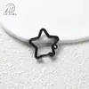 Tinta spray pendurada estrela de cinco pontas argola de mola fecho de cachorro fecho de joia fecho de mola bolsa DIY chaveiro acessórios de joia