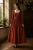 Amazon Transfronterizo Europeo y Americano Medieval Halloween Vestido Retro de Manga Larga Ceñido a la Cintura Disfraz de Personaje para Actuación en Escenario