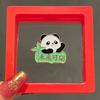 Panda de dibujos animados para ser no. 1 debe aprobar el broche cada examen examen de admisión a la universidad inspirador pequeño regalo pin insignia de estudiante hombres y mujeres