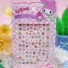 Pegatinas de uñas con relieve luminoso de dibujos animados 3D transfronterizas decoración de arte de uñas para niños pegatinas de relieve tridimensional pegatinas de arte de uñas