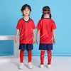 Uniforme de Fútbol para Niños Clase A Seda de Hielo Manga Corta Conjunto de Chándal Traje de Equipo de Competición Transpirable Secado Rápido Camiseta Ropa Deportiva de Moda