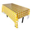 Toalha de Mesa Xadrez Suprimentos para Festa Toalha de Mesa Impermeável e à Prova de Óleo Suprimentos de Decoração para Festa Toalha de Mesa Xadrez Preto e Branco Transfronteiriça