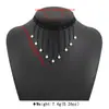 N13377 Estilo Za Exagerado Transfronterizo Cierre Magnético Malla Completa Colgante de Diamantes Collar, Estilo Punk Bohemio Personalizado para Mujeres