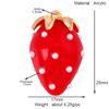 S18 Accesorios para joyería DIY fresa manzana sandía plátano cereza limón piña colgante de fruta