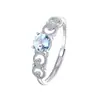 Anillo de Plata Pura S925 con Granate para Mujer, Piedra de Cristal Natural, Topacio, Peridoto, Joyería Artesanal de Nicho para Mujer, Venta al por Mayor desde Fabricante