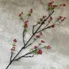 Árbol de Flores Artificiales de Alta Calidad con 7 Ramas de Frutas Pequeñas, Arreglo Floral, Decoración para Sala de Estar, Guía para Pasillo de Boda, Accesorio para Fotografía de Boda, Flor Falsa