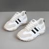 [Personalizado] Z911 Novo 2025 Tênis Dad Color-Block Sapatos Esportivos de Couro Aumento Sapatos Femininos Estudante Moda Coreana