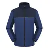Ropa de trabajo exterior de algodón engrosada, todo en uno, a prueba de viento e impermeable, adecuada tanto para hombres como para mujeres, con impresión de logotipo disponible para regalar; chaquetas de invierno al por mayor