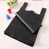 Sacos de Lixo Pretos Espessos Descartáveis Atacado de Fábrica com Alças para Uso na Cozinha, Casa e Escritório, Sacos Plásticos Estilo Colete
