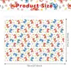Papel de Seda Caranguejo Vermelho e Azul Wx335 17g Papel de Embrulho à Prova de Umidade para Doces de Presente Decoração de Estrela do Mar Algas Papel Pérola