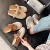 Sandalias de Verano 2025 para Mujer, Nuevo Estilo, Caladas, con Aumento Interno de Altura, Suela Gruesa, Punta Cerrada, Malla Transpirable, Slip-Ons Estilo Birkenstock