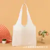 Chaleco de Lona para Comercio Transfronterizo en Stock, Liso, Moderno, Chaleco de Lona de Gran Capacidad para Compras de Niñas, Tienda del Fabricante