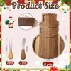 Bandeja de Madeira de Acácia Natalina Transfronteiriça Criativa Formato Boneco de Neve Bandeja de Madeira Maciça para Bife Lanche Festa Bandeja Personalizada para Frutas