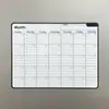 Adesivo magnético para geladeira de fornecimento transfronteiriço quadro de mensagens adesivo magnético apagável nota quadro branco nota adesiva calendário decorativo