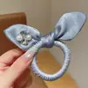 Elástico para el pelo con lazo estilo princesa elegante para niños, Cuerda para moño de dibujos animados linda, Accesorio para el pelo de goma para bebé