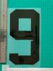 Marca caballo negro-B jersey de carga No. Pegatinas de transferencia térmica para brazaletes con letras, números y uniformes de pelota y camisetas.