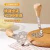 Machacador de Papas Oso Pequeño Herramienta Suplemento Alimenticio para Bebés Machacador y Triturador de Acero Inoxidable