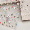 Adesivos de Nail Art em Relevo Adesivos de Unha Fofos Populares Fábrica Atacado Estilo Japonês Adesivos de Cogumelo Coelho 4065