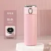 Taza de Guisante para Estudiantes Mujeres, Taza de Agua al Vacío de Acero Inoxidable 304, Batería Reemplazable, Termo Inteligente, Suministro para Regalos, Portátil
